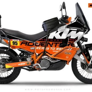 KTM 950/990 Adventure GRAPHICS - "WAYPOINTER" (middernacht)