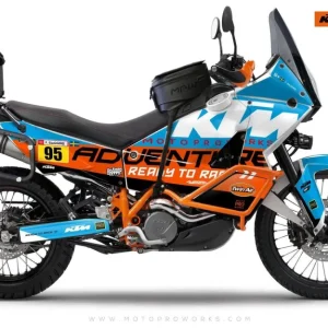 KTM 950/990 Adventure GRAPHICS - "WAYPOINTER" (oceaan)