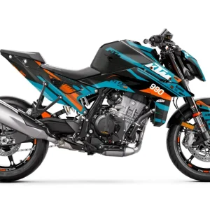 KTM 990 Duke GRAPHICS - "Nebula" (Blauw)