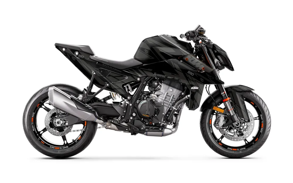 KTM 990 Duke GRAPHICS - "Pulse" (Zwart)