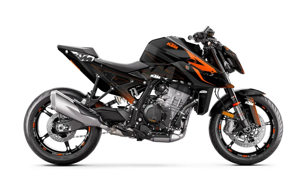 KTM 990 Duke GRAPHICS - "Revel" (Zwart)