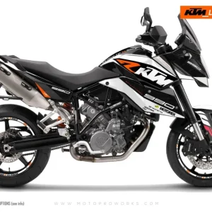 KTM 990 SM / SMR / SMT GRAPHICS - "RR-Tech" (Wit)