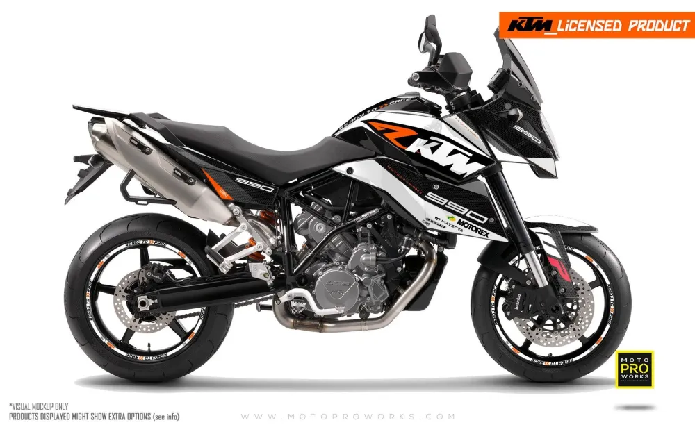 KTM 990 SM / SMR / SMT GRAPHICS - "RR-Tech" (Wit)