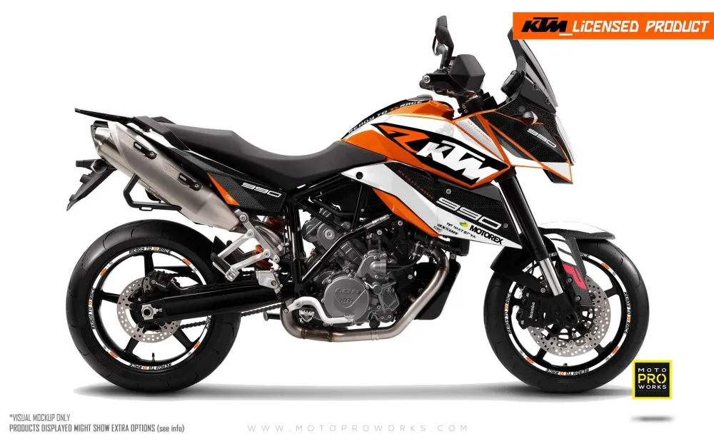 KTM 990 SM / SMR / SMT GRAPHICS - "RR-Tech" (Wit)