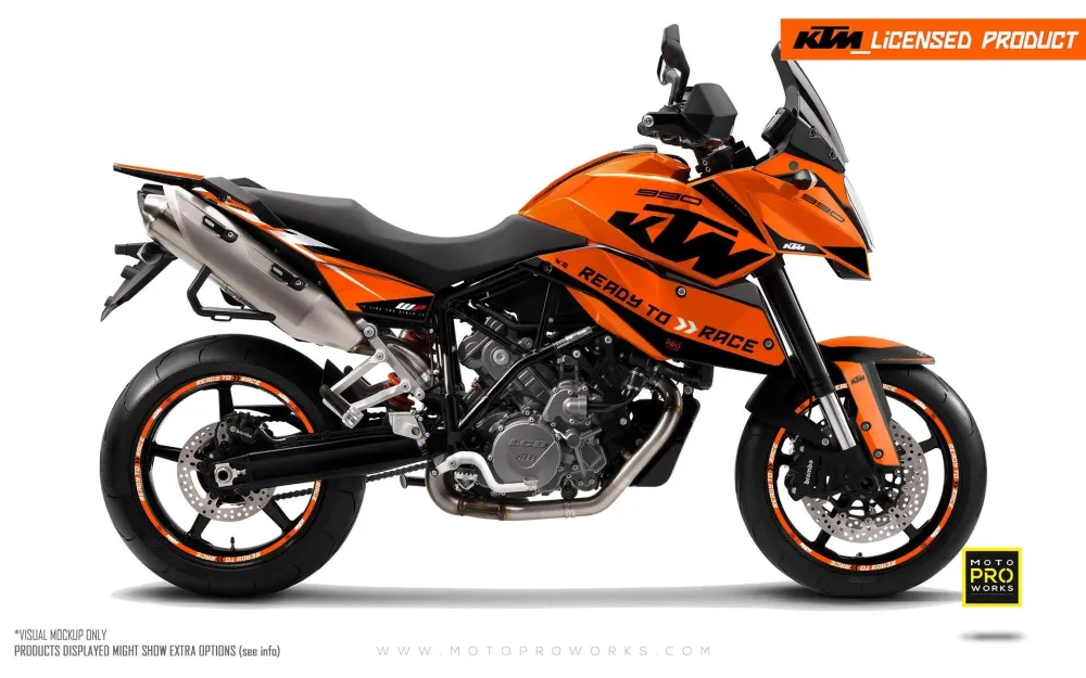 KTM 990 SM / SMR / SMT GRAPHICS - "Torque" (Oranje)