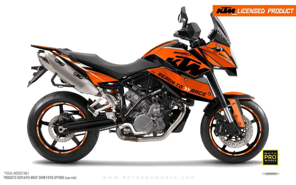 KTM 990 SM / SMR / SMT GRAPHICS - "Torque" (Oranje)