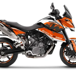 KTM 990 SM / SMR / SMT GRAPHICS - "Torque" (Wit/Oranje)