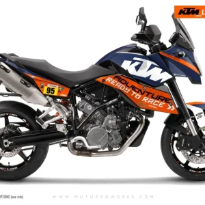 KTM 990 SM / SMR / SMT GRAPHICS - "Waypointer" (Dawn/Honeycomb)