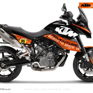 KTM 990 SM / SMR / SMT GRAPHICS - "Waypointer" (Midnight)