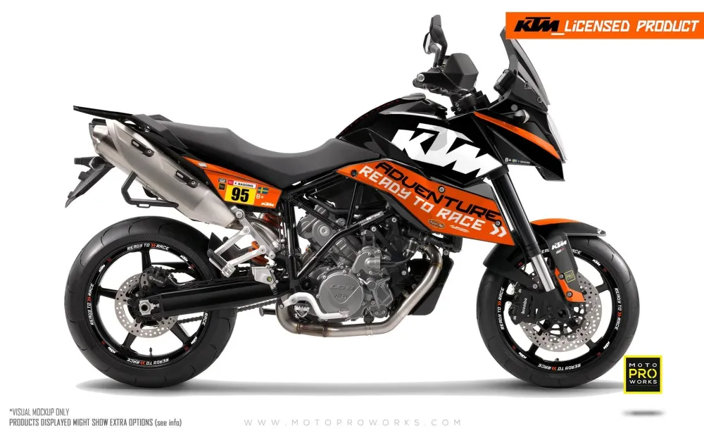 KTM 990 SM / SMR / SMT GRAPHICS - "Waypointer" (Midnight)