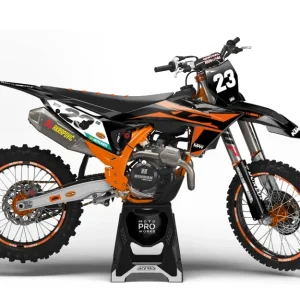 KTM EXC / EXC-F GRAPHICS - “OnTrack" (Zwart/Oranje)