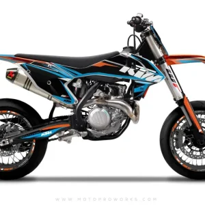 KTM EXC/SX/XC GRAPHICS - "RAND" (blauw)