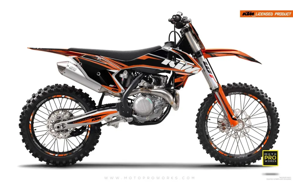 KTM EXC/SX/XC GRAPHICS - "RAND" (oranje)