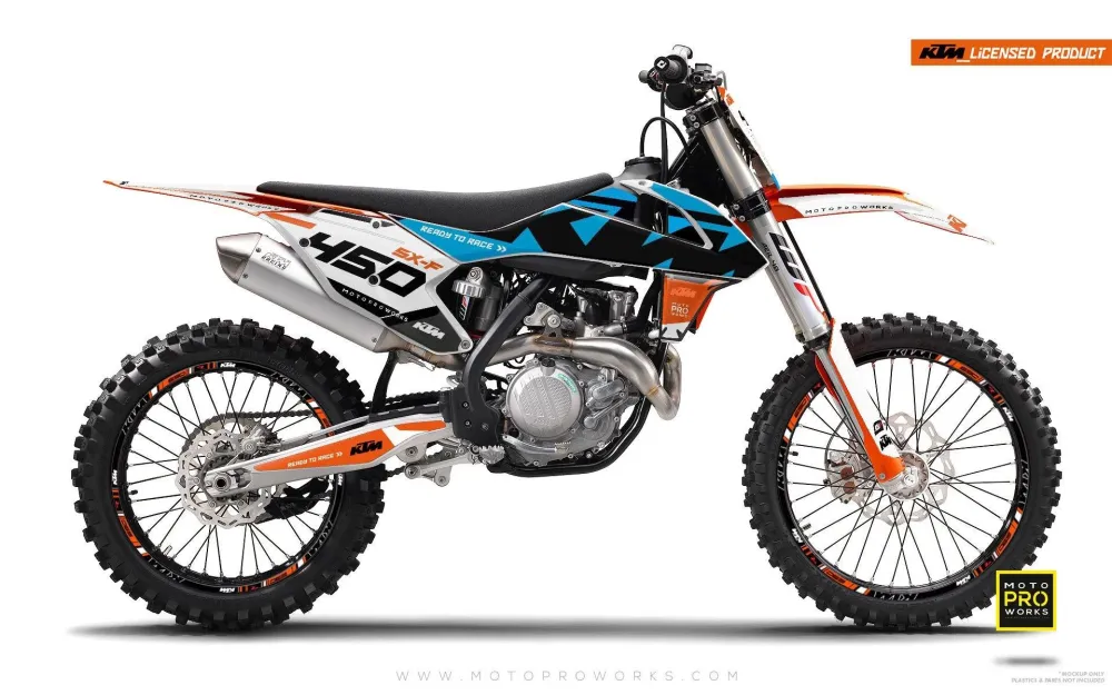 KTM EXC/SX/XC GRAPHICS - "READYONE" (blauw)
