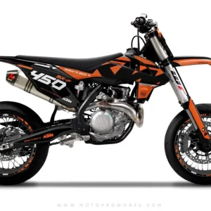 KTM EXC/SX/XC GRAPHICS - "READYONE" (oranje/zwart)