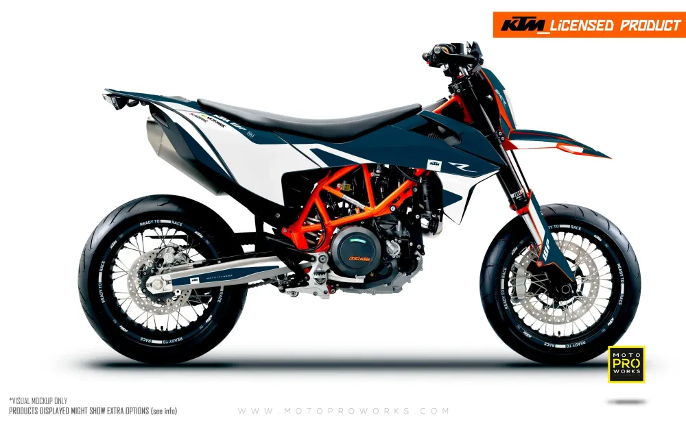 KTM GRAPHICS - 690 SMC-R "Carera" (Blauw)