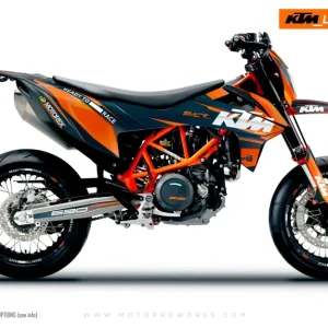 KTM GRAPHICS - 690 SMC-R "Colibri" (Oranje/Gradient)