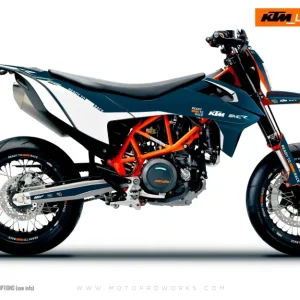 KTM GRAPHICS - 690 SMC-R "Fade" (Blauw)