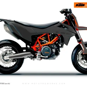 KTM GRAPHICS - 690 SMC-R "Fade" (Grijs)