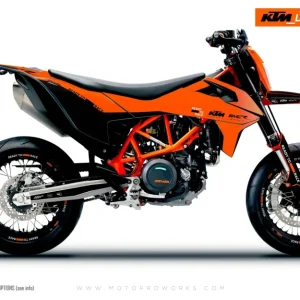 KTM GRAPHICS - 690 SMC-R "Fade" (Oranje)