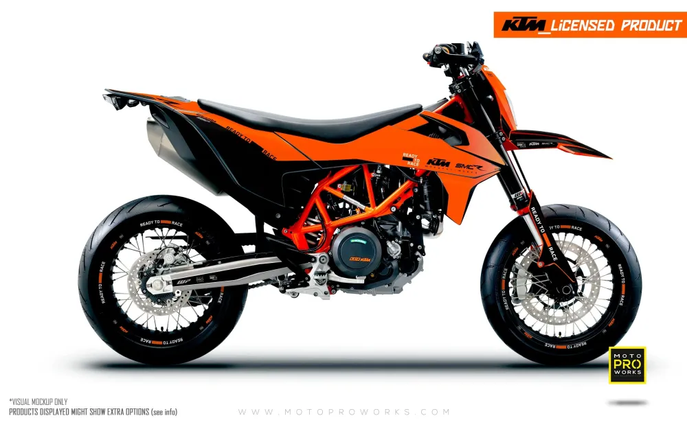KTM GRAPHICS - 690 SMC-R "Fade" (Oranje)