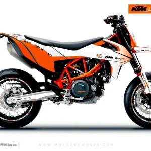 KTM GRAPHICS - 690 SMC-R "Fade" (Wit)