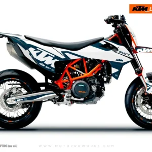 KTM GRAPHICS - 690 SMC-R "Mounty" (Blauw/Wit)