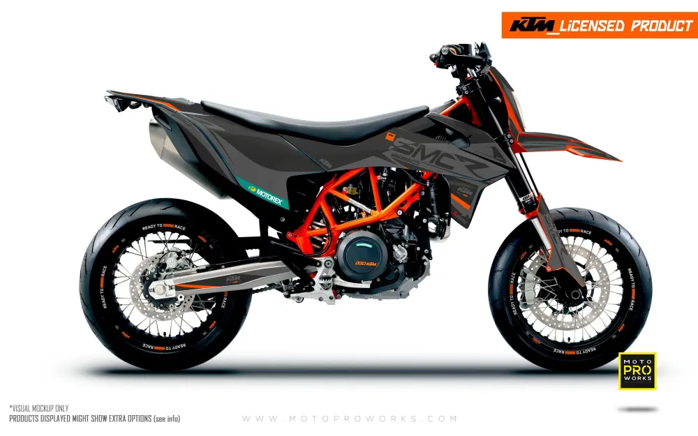 KTM GRAPHICS - 690 SMC-R "Racer" (Grijs)