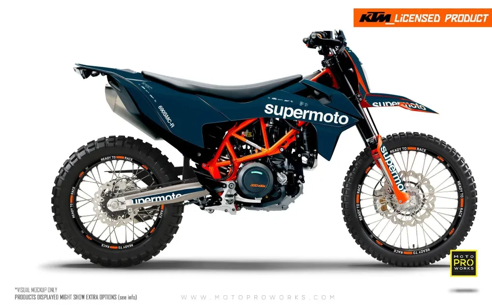 KTM GRAPHICS - 690 SMC-R "Type" (Blauw)