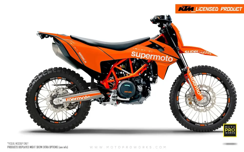 KTM GRAPHICS - 690 SMC-R "Type" (Oranje)