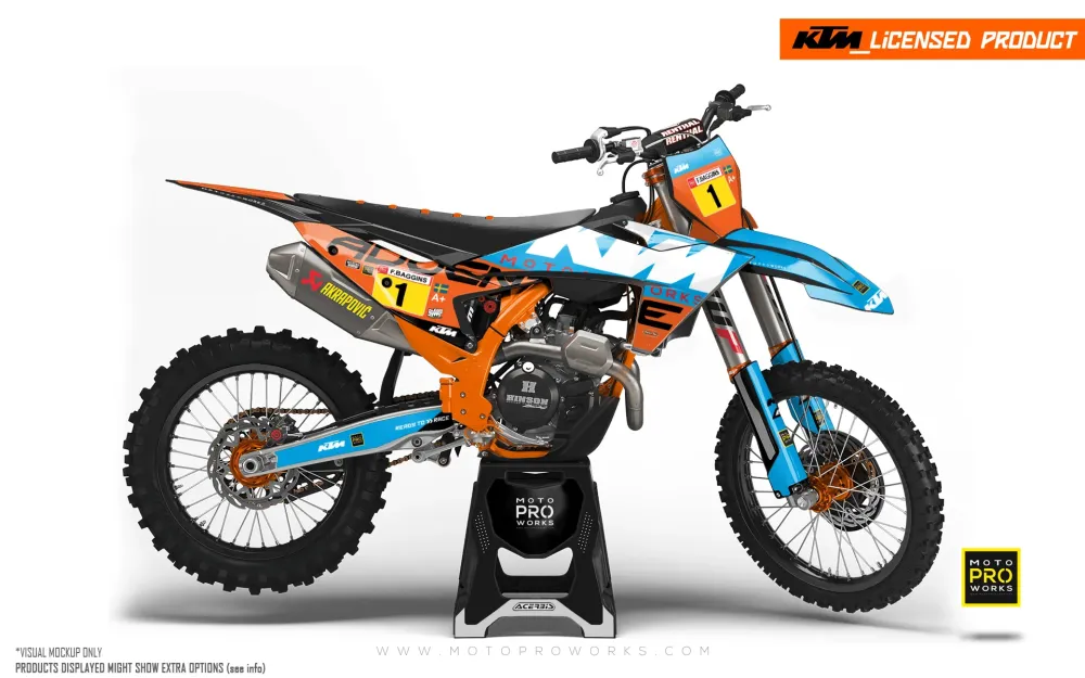 KTM GRAPHICS - EXC/SX / 450 SMR 2023-2024 "Waypointer" (Ocean)