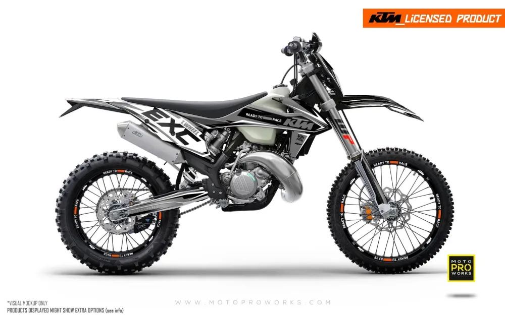 KTM GRAPHICS - EXC/SX "Jet" (Grijs)