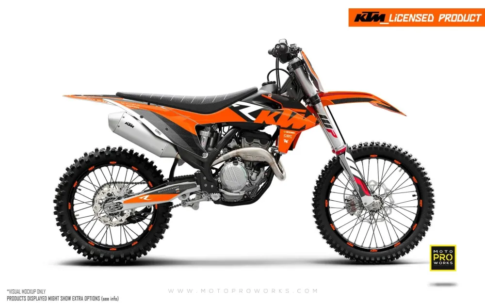 KTM GRAPHICS - EXC/SX "RR-Tech" (Oranje)