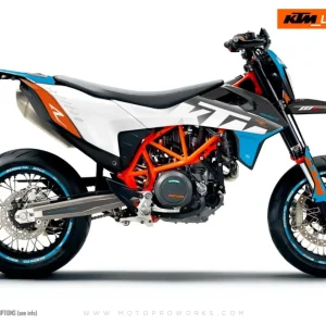 KTM GRAPHICS - "Ghost" (Blauw/Oranje)