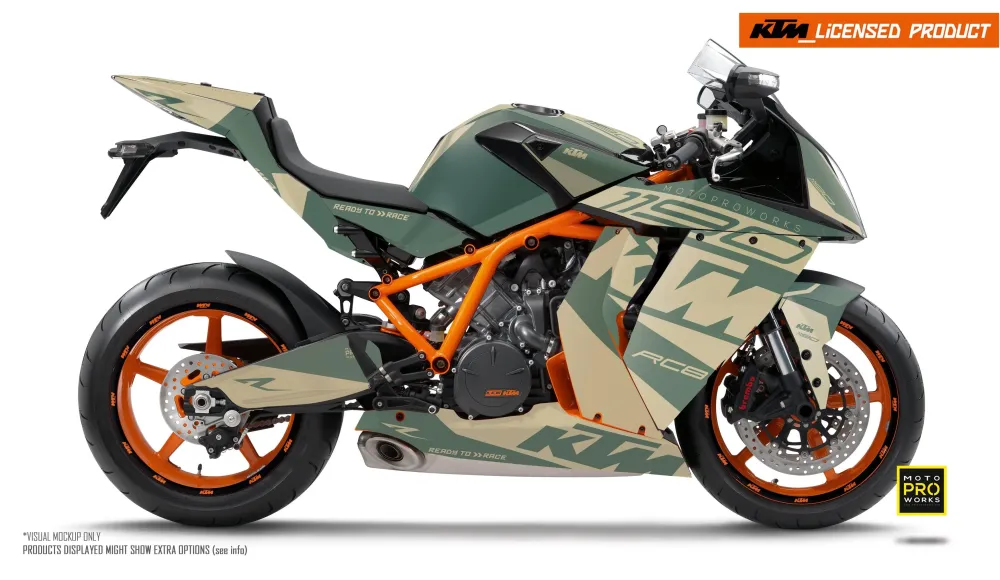 KTM RC8 1190 2011-2015 GRAPHICS - "Torque" (Sand)