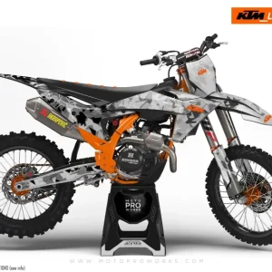 KTM SX / SX-F GRAPHICS - "Flake" (Zwart/Grijs)