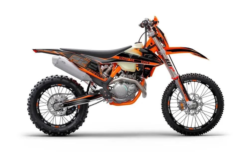 KTM SX / SX-F GRAPHICS - "Quake" (Zwart/Oranje)