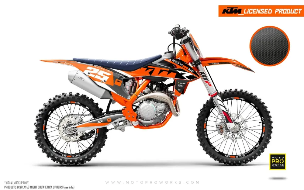 KTM SX / SX-F GRAPHICS - "RR-Tech 2.0.2.2" (Oranje)