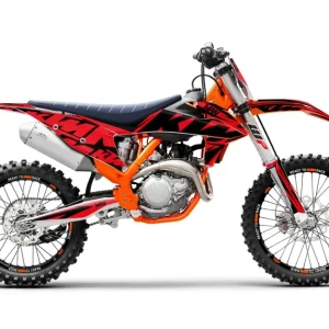 KTM XC / XC-F / XC-W GRAPHICS - “Kickdrift” (Rood)