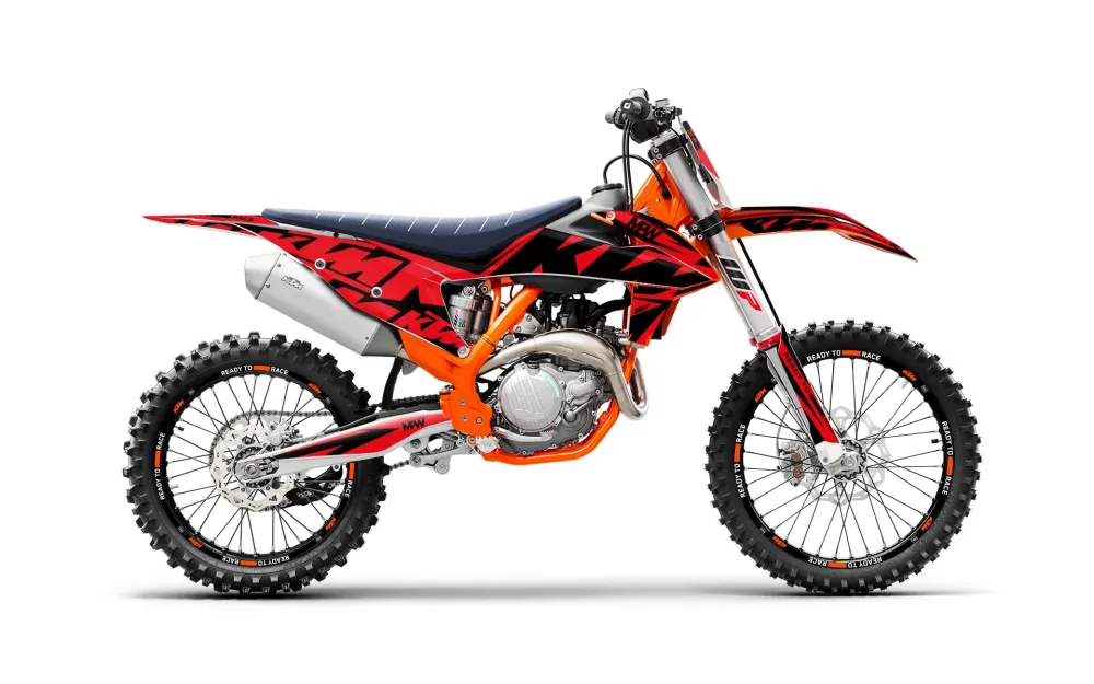 KTM XC / XC-F / XC-W GRAPHICS - “Kickdrift” (Rood)