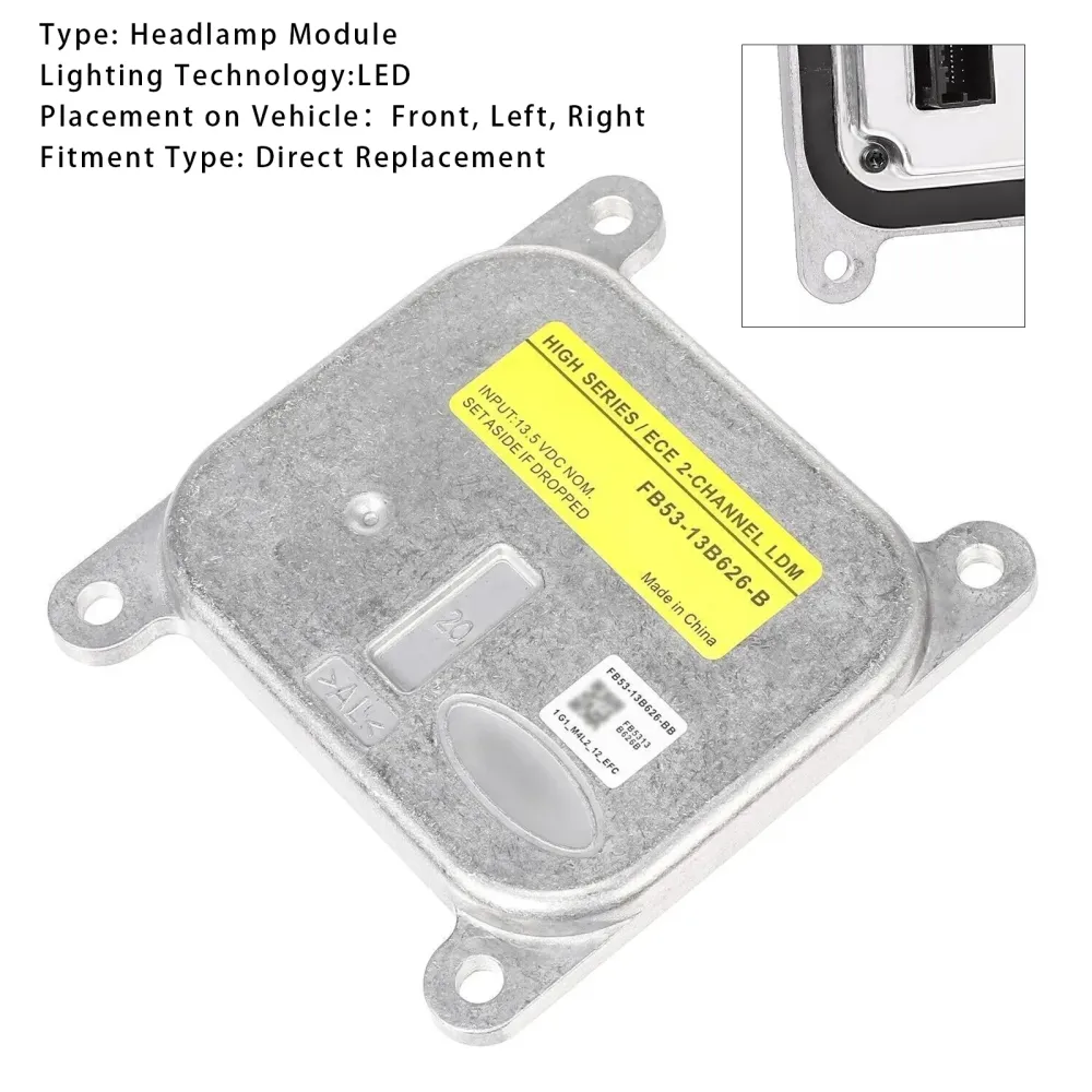 LED-koplampmodule ballasteenheid FB53-13B626-B voor Ford Explorer 2016-2019
