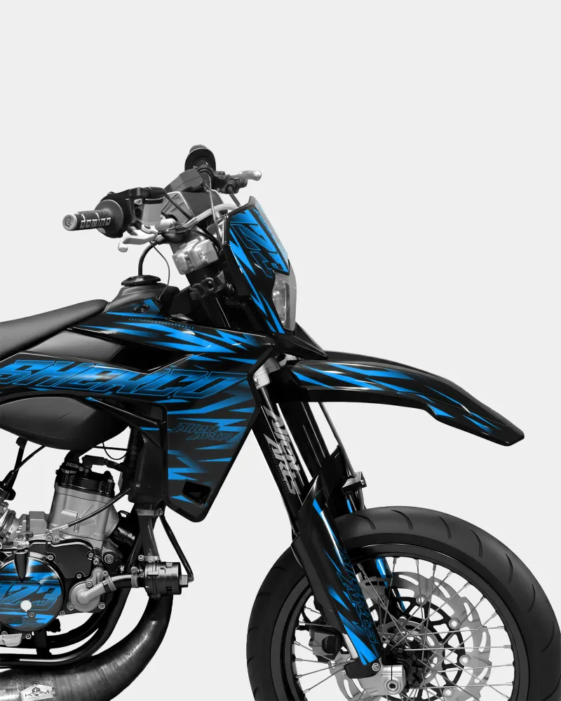 LIEN- Decoratieset SHERCO 50cc - Blauw