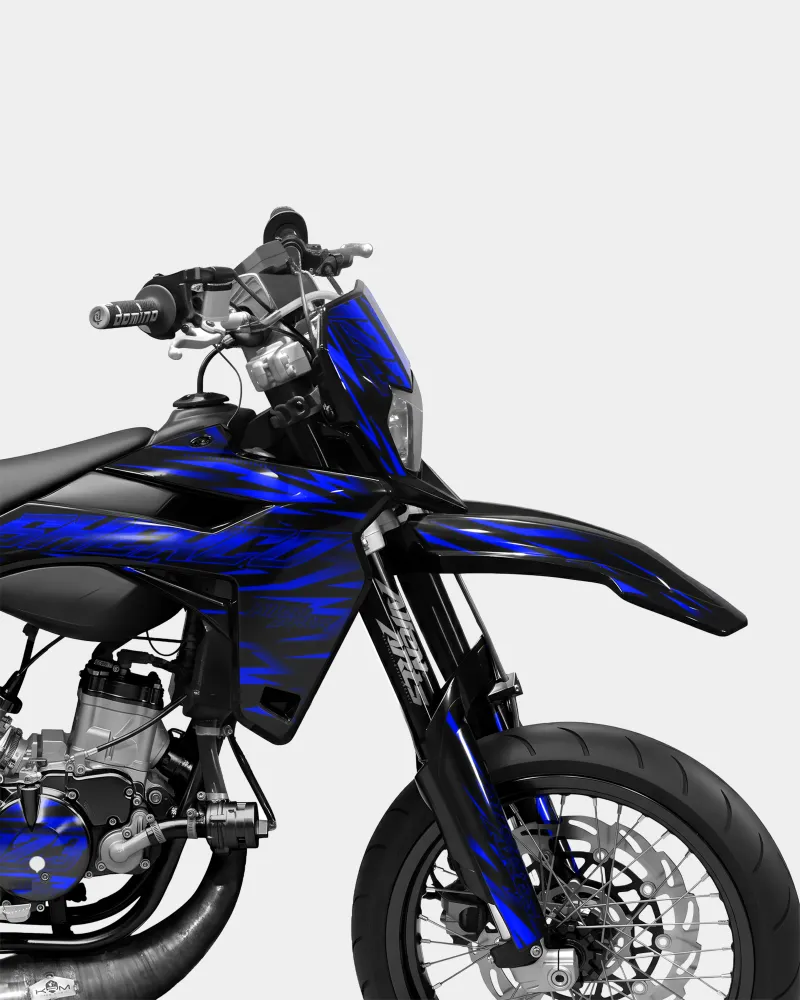 LIEN- Decoratieset SHERCO 50cc - Donkerblauw