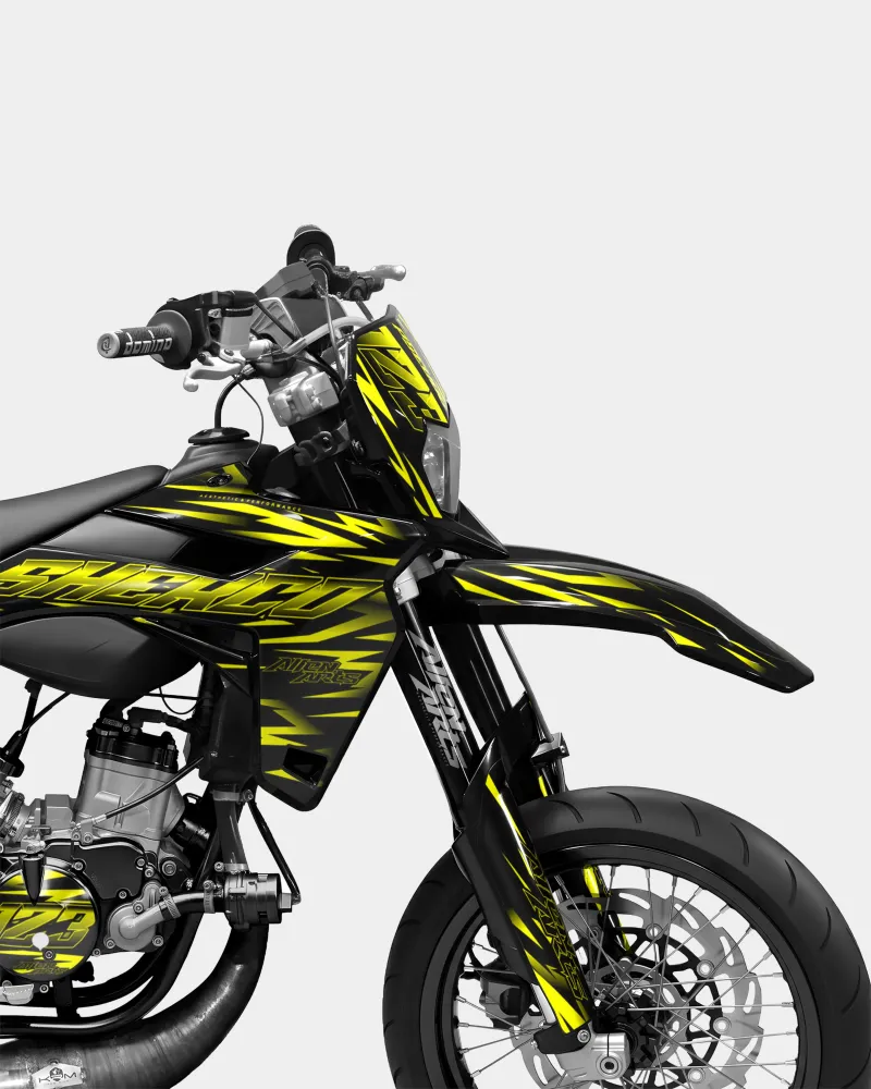 LIEN- Decoratieset SHERCO 50cc - Geel