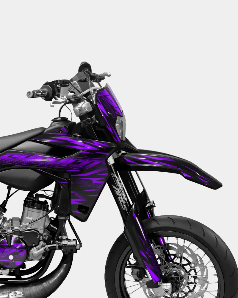 LIEN - Decoratieset SHERCO 50cc - Paars