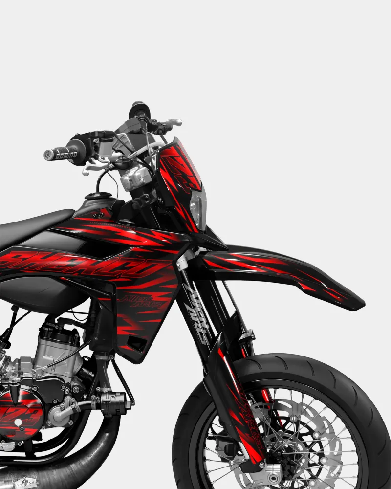 LIEN - SHERCO 50cc decoratieset - Rood