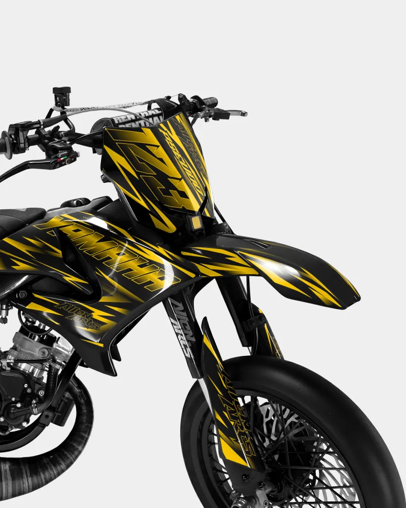 LINK - Decoratieset YAMAHA DT 50cc - Donkergeel