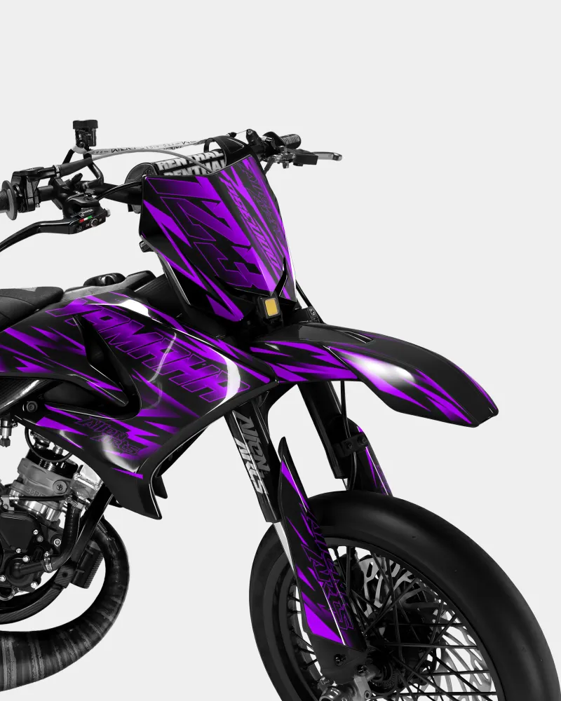 LINK - Decoratieset YAMAHA DT 50cc - Paars