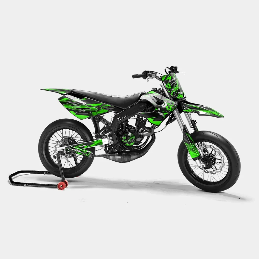 LISSE - Decoratieset DERBI 50cc - Groen