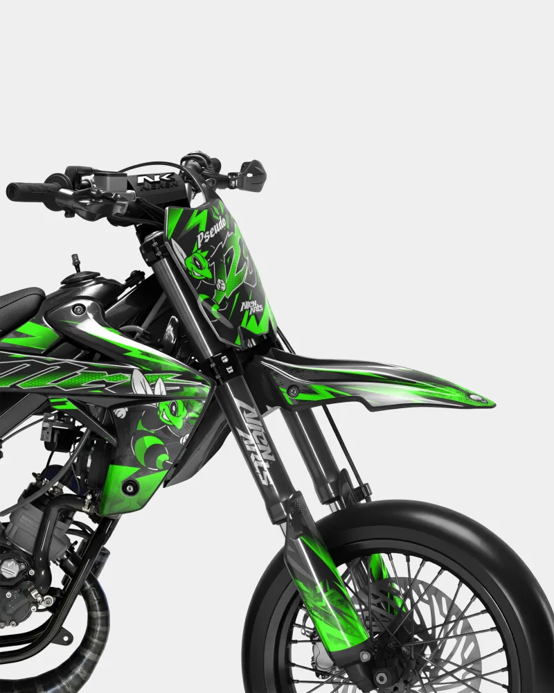 LISSE - Decoratieset RIEJU 50cc - Groen